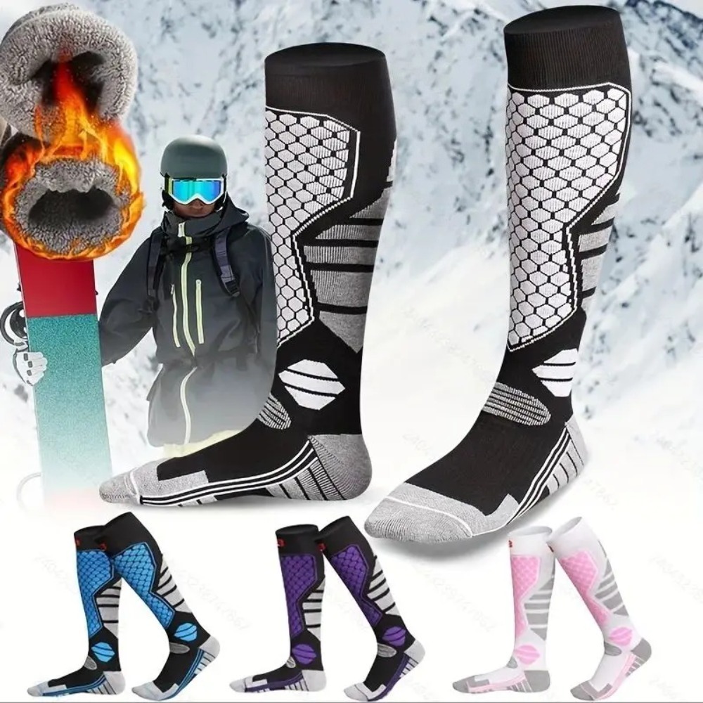 Sock Garter Men - Calcetines de esquí cálidos de invierno