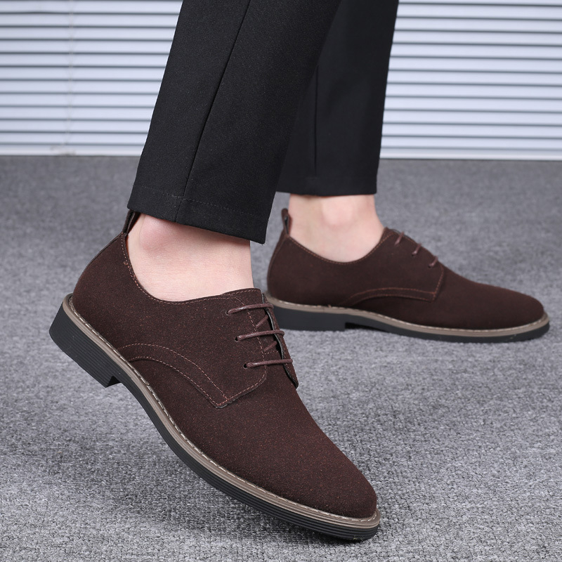 Formal Men Daily Wear Footwear - Zapatos Oxford de cuero de gamuza