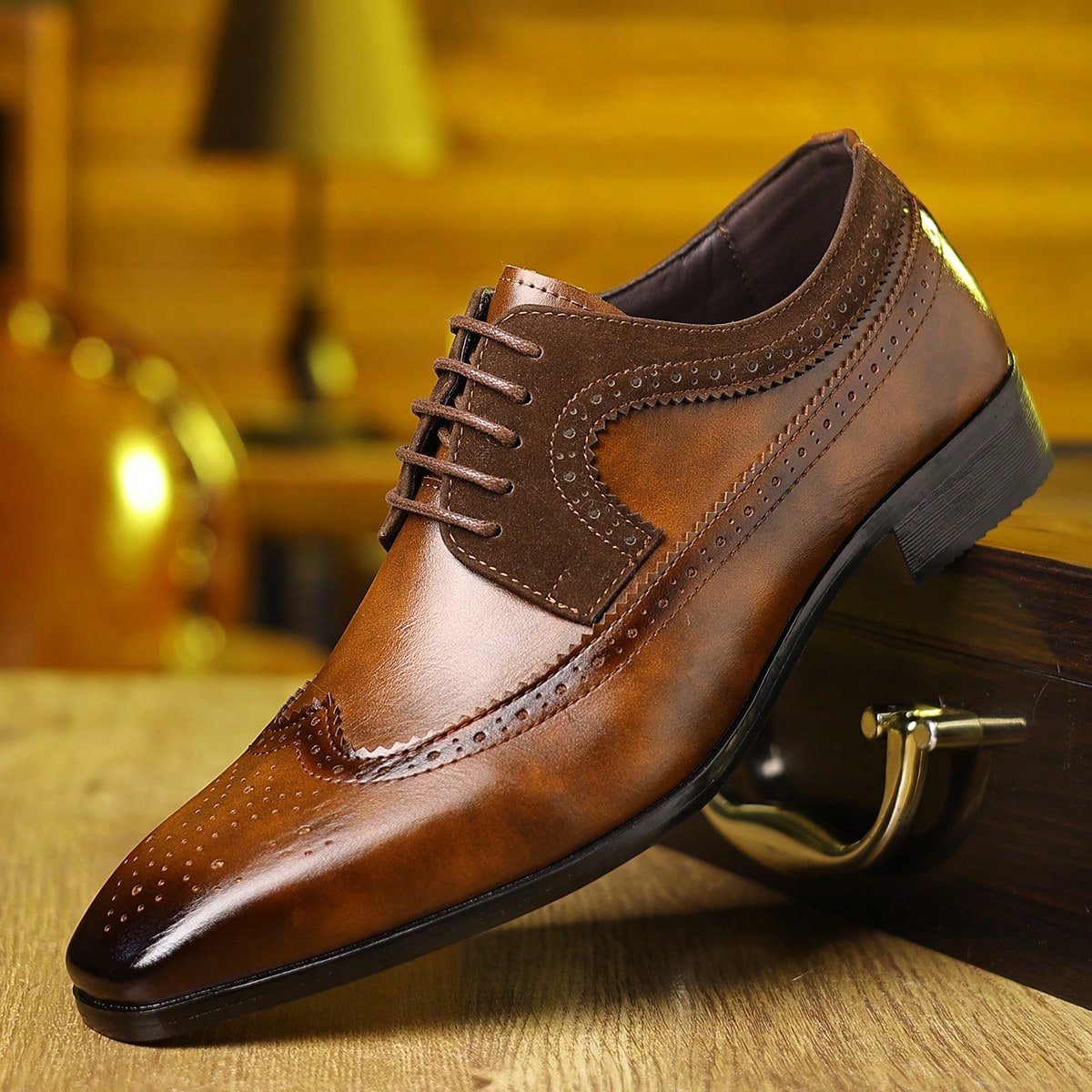 Zapatos de vestir con cordones - Formal Men Daily Wear Footwear reseña y precio
