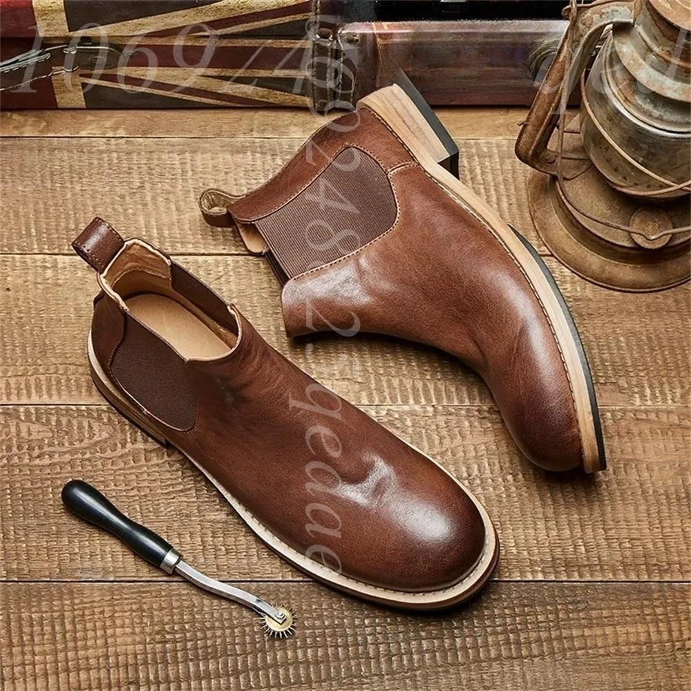 Botas Chelsea Elásticas para H - Formal Men Daily Wear Footwear reseña y precio
