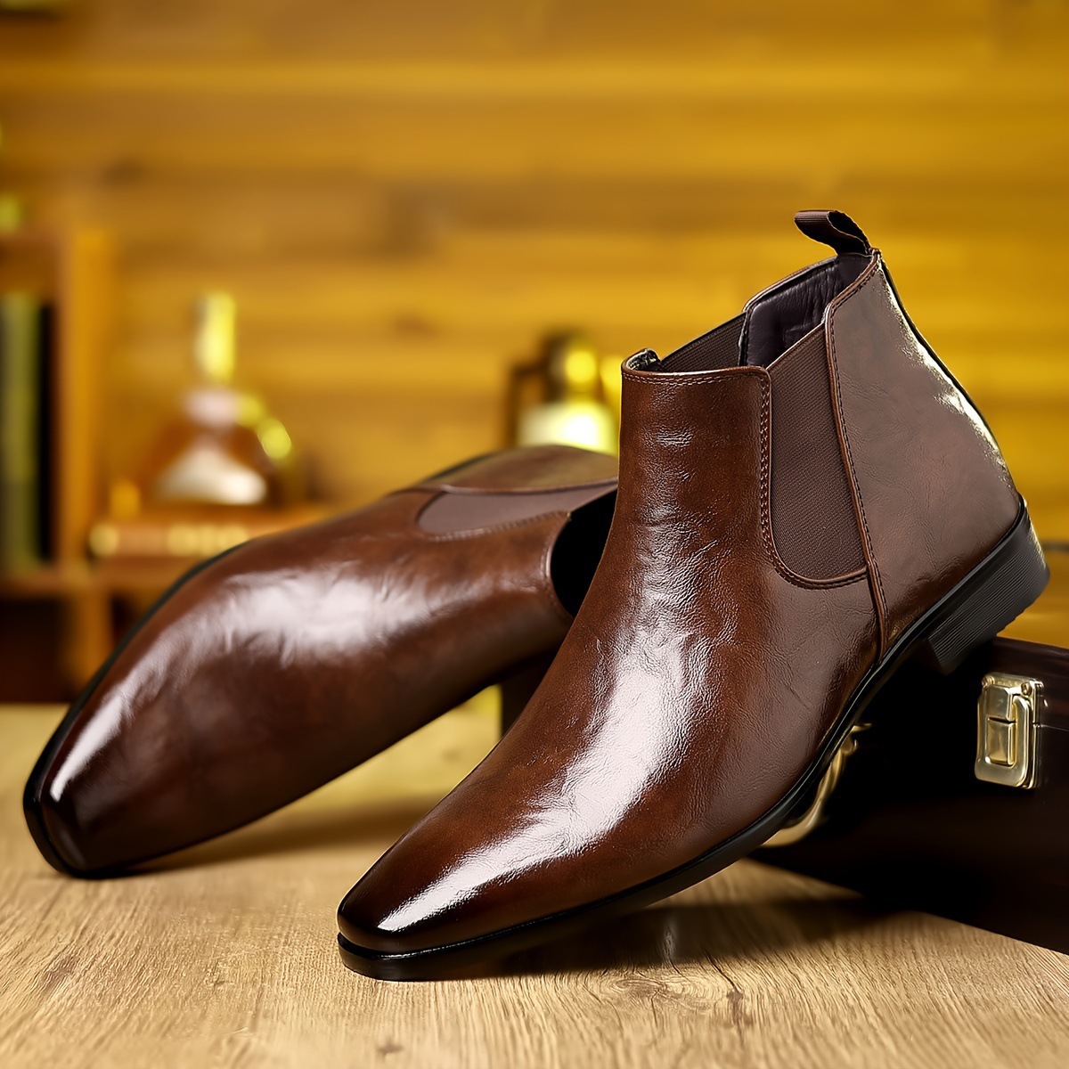 Botas Chelsea de cuero, botas  - Men Formal Wear With Boots reseña y precio
