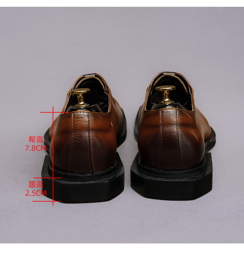 Zapatos Oxford de cuero genuin - Formal Men Daily Wear Footwear reseña y precio