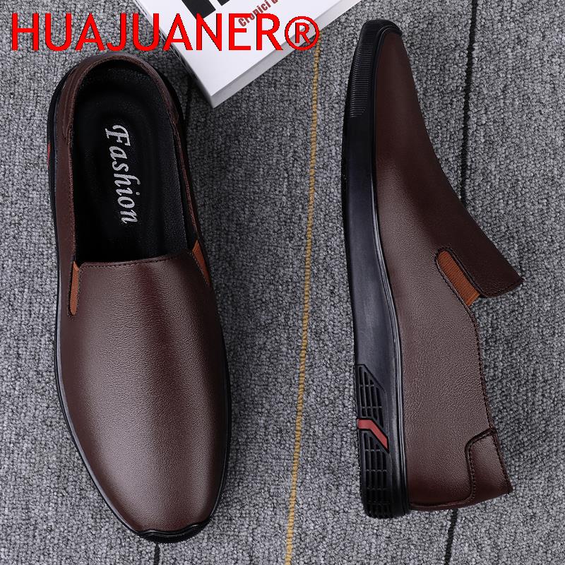 Zapatos de cuero genuino, moca - Men Formal Wear All Black reseña y precio