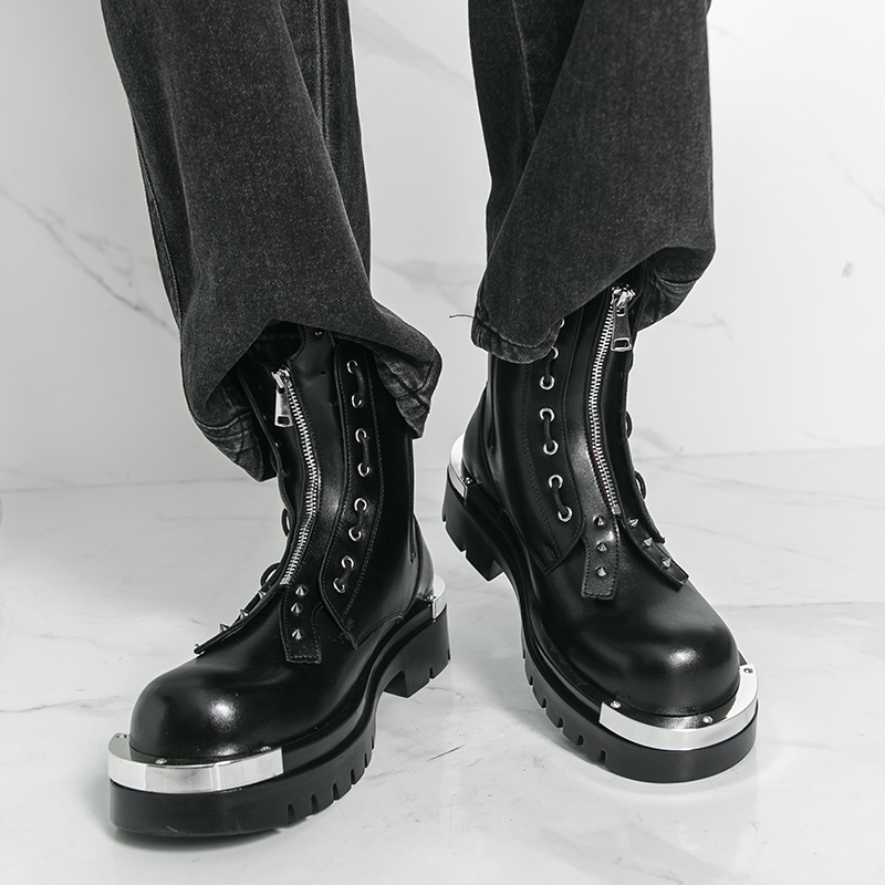 Botas de suela gruesa para hom - Men Formal Wear With Boots reseña y precio