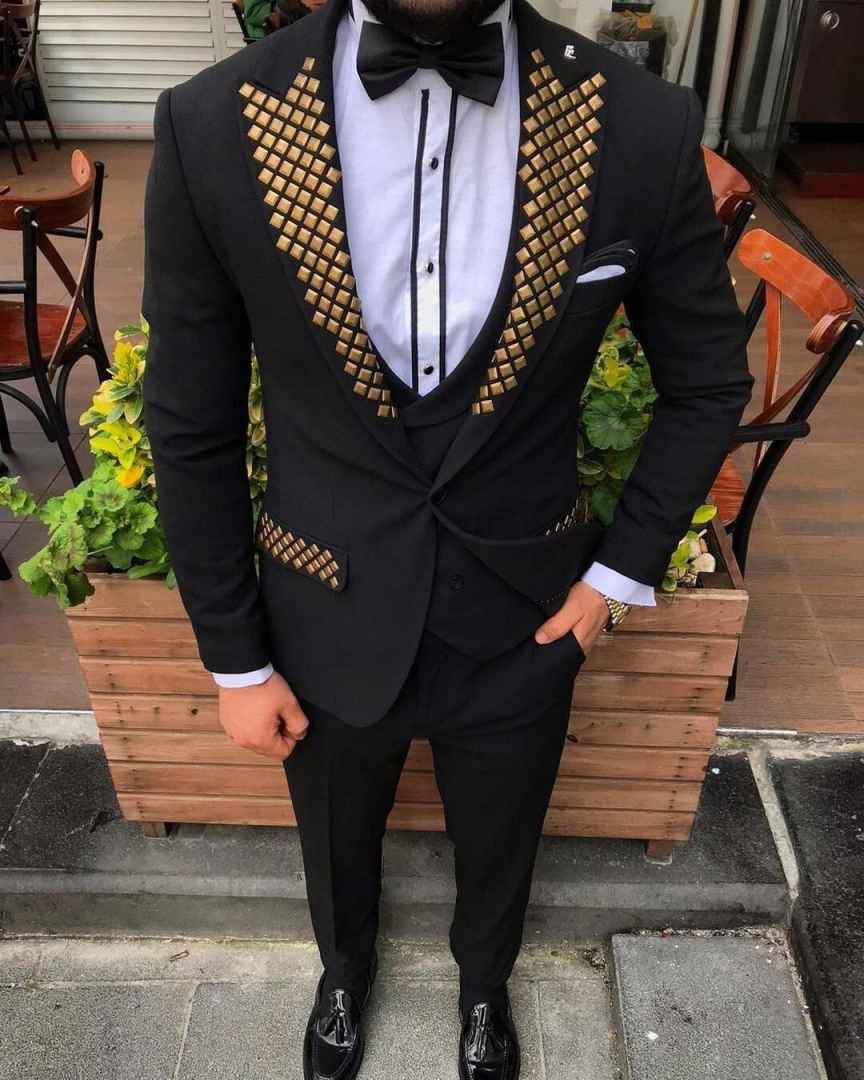 Traje de Novio Moderno con Cue - Men Formal Wear Modern reseña y precio